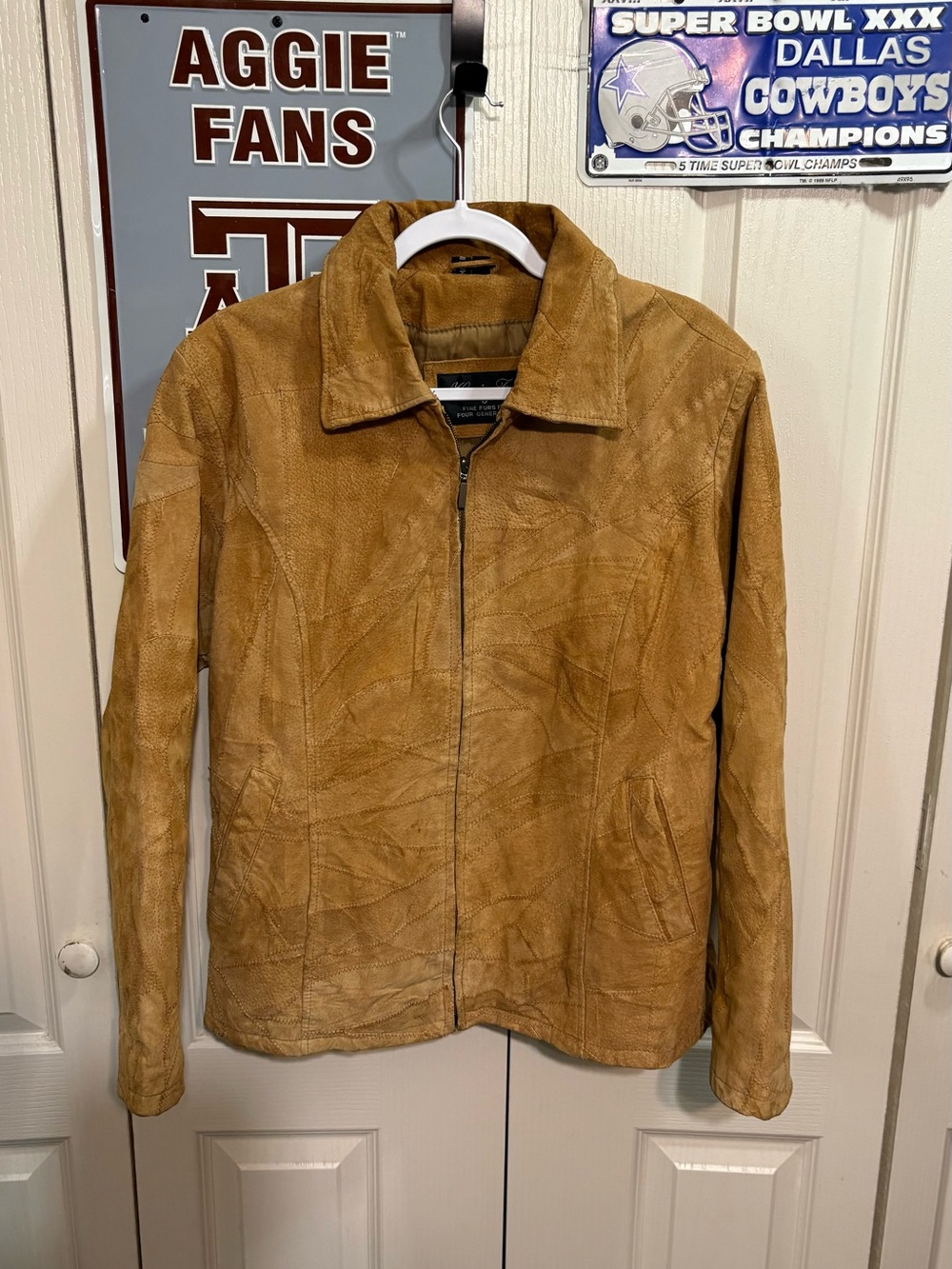 Henig Furs Women’s Suede Leather Jacket